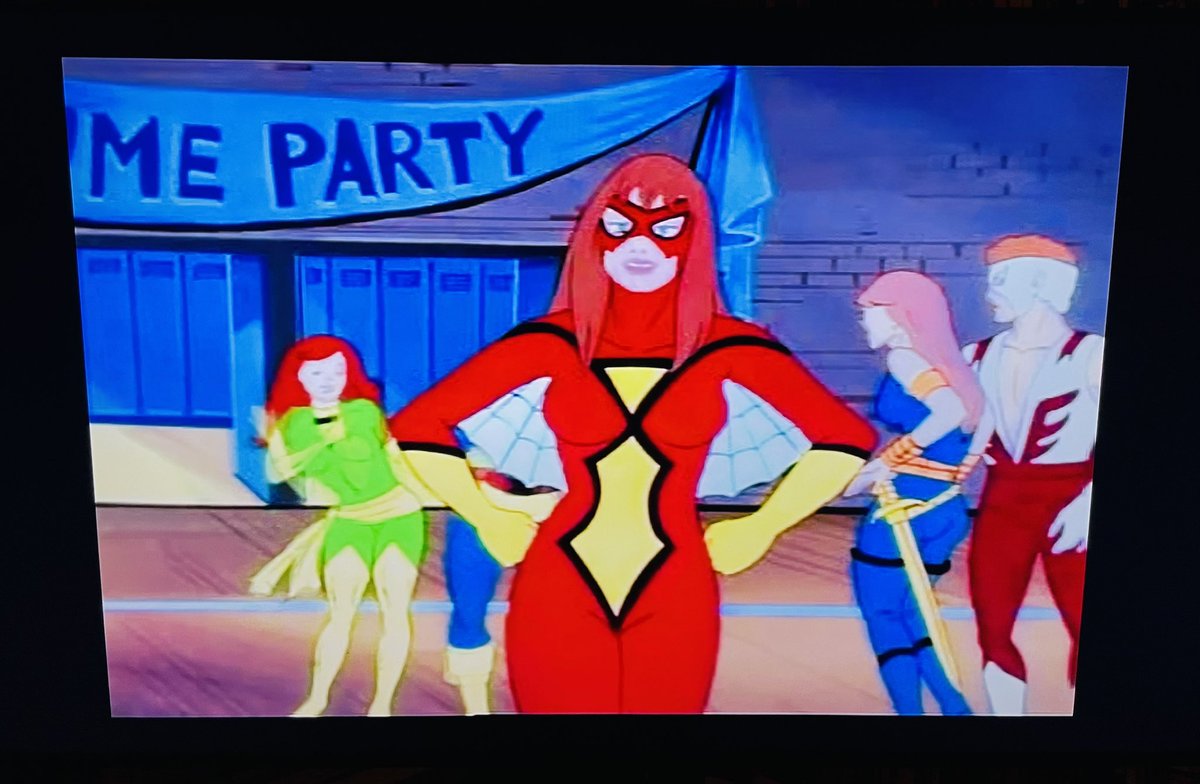 Angelica Jones in cos-play as Jessica Drew. :D #SpidermanAndHisAmazingFriends #Cartoons