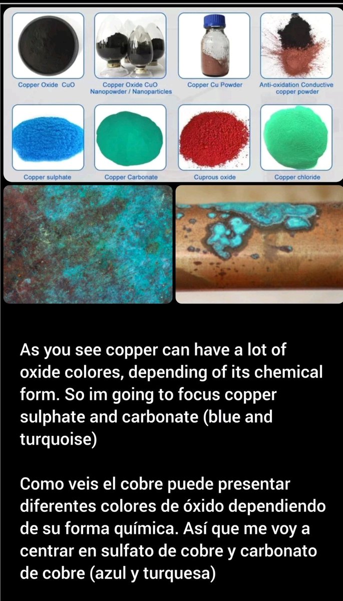 There is a lot of way to reprent oxide. Even the same material can shot a lot od different tones. . #paintingminiatures #warhammer #warhammer40000 #paintingtutorial #warhammer