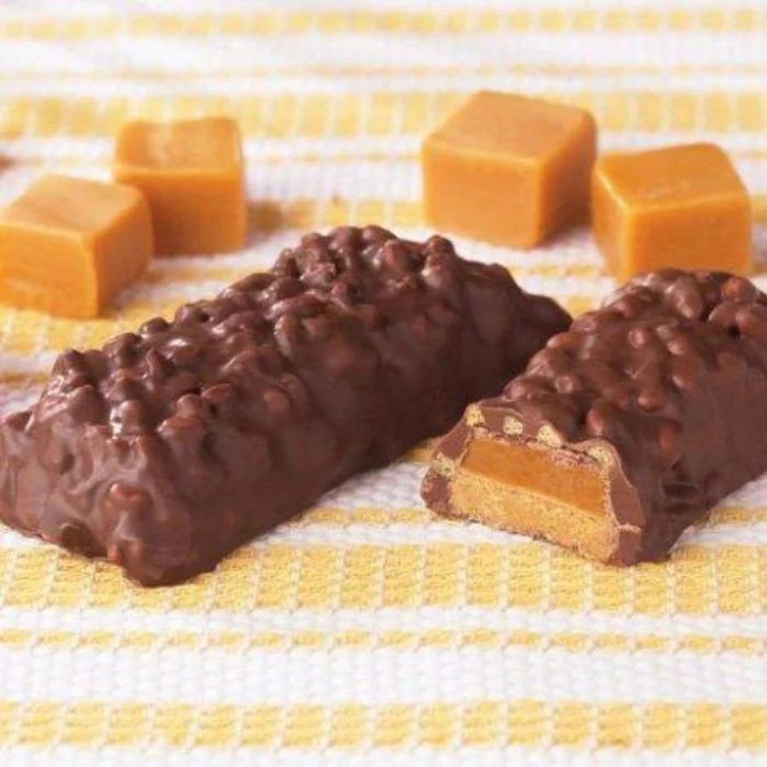 BariatricPal's tweet photo. High-protein + caramel filling + perfect chocolate coating = dream snack! 
Eating a BariatricPal High Protein Bars is like having your cake and eating it too!

Shop your new favorite snack here- https://t.co/ma5ychmTT0 https://t.co/wT10CNCscs