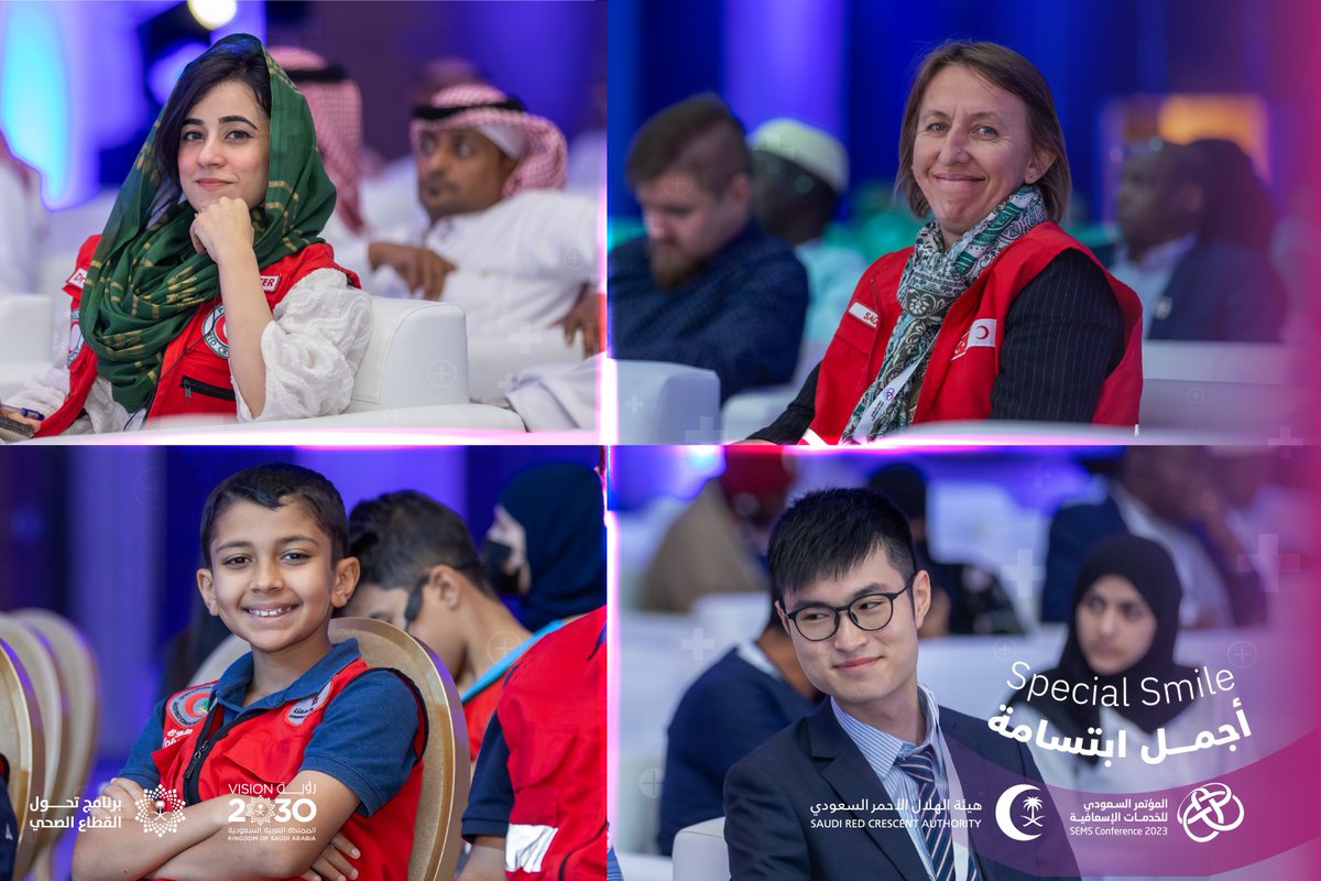 عملنا الإنساني🤍
يرسم على الوجوه ابتسامة✨

#المؤتمر_السعودي_للخدمات_الإسعافية