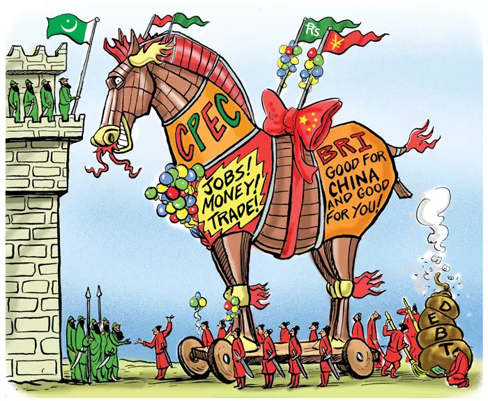 OlivierBeriaul1's tweet photo. #CPEC was seen decorated with a gold way out of #PakistanEconomicCrisis. However, it proved to be the opposite; this project consisted of fraudulent deals & high tariffs which squeezed undue money out of #Pakistan and severed #PakistanEconomy.
#NoToCPEC
@BonnieGlaser
@SolomonYue https://t.co/R4rgC5FtVo