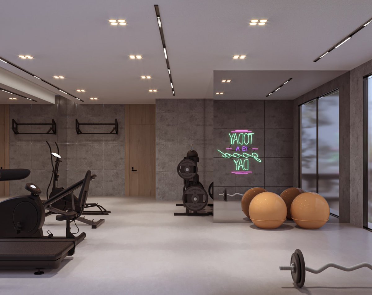 Hatoon_is's tweet photo. Gym Design 
#dubaidesign #luxurylifestyle #jeddah #interiordesign #luxurydesign #luxurybedroom #designer #DXB #restaurantdesign #luxurymodern #furniture #decor #furnituredesign #lighting #Jed #design #Art #مصممين #اضاءات #جدة #دبي #تصميم_داخلي https://t.co/fhnJQNlfXr