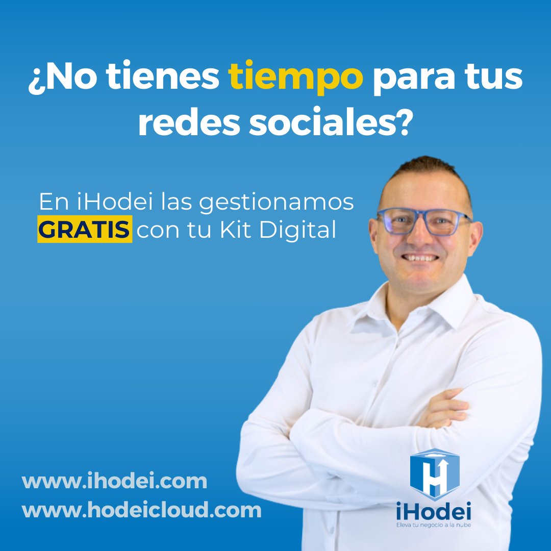 CloudHodei's tweet photo. Descubre el poder de las redes sociales para tu negocio. En iHodei, liberamos tu tiempo ocupándonos de tus RRSS Gratis con el Kit Digital . ¡Confía en nosotros para potenciar tu presencia en línea! 💼✨

#CrecimientoEmpresarial #PresenciaDigital #TransformaTuNegocio https://t.co/ousXpcOuZa