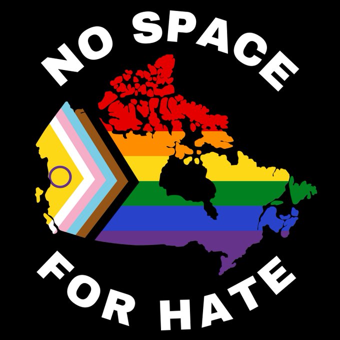 Not today.  Not tomorrow.  #NoSpaceForHate forever