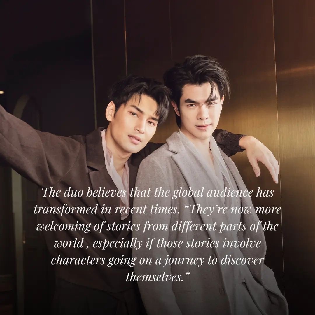 freakinglovit's tweet photo. 200923 | Mile Phakphum & Apo Nattawin
——— ( PART 2)
@Dior x #DiorWinter23
#DiorMenFall23
#DiorMenFall2023
📸 | btlifestyle instagram post
Caption:
In the glitzy realm of entertainment, where talent often shines like a beacon, there occasionally emerges a pair of stars whose chemistry transcends the screen.
Such is the case with Mile and Apo, two charismatic Thai actors whose TV show KinnPorsche has become a global sensation, watched by millions of viewers from Russia and India, to Poland and Peru.
The two have risen from relative obscurity to become the new ambassadors of Dior, mobbed by teenage girls when they arrived in Mumbai earlier this year to attend a Dior fashion show.
Find this story in BT Luxe's Autumn Issue 2023.
🔗 https://t.co/1YCueeyV0w
( Like , comment & share)
—————
@Nnattawin1 ㋛ x @milephakphum ツ
#MilePhakphum ㋛ x #Nnattawin ツ
#Dior
#StarsinDior x #DiorMen