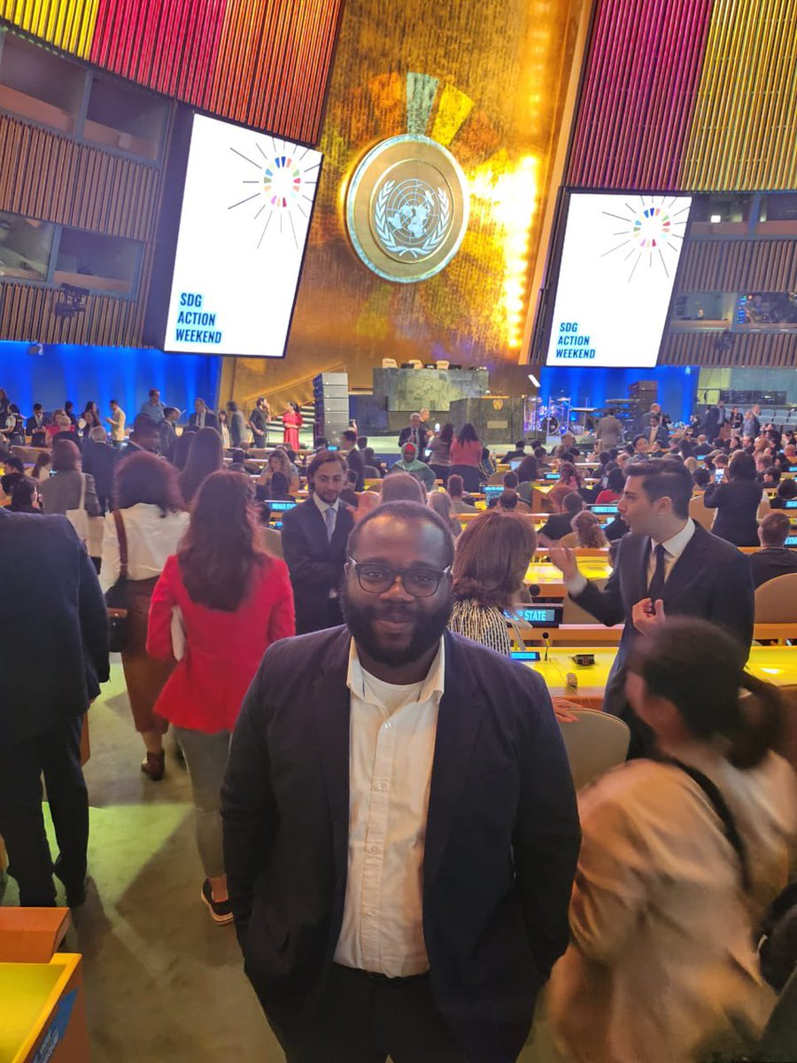 eke_okochaphil's tweet image. 🌍 Reflecting on the enlightening #SDGActionWeekend, a crucial insight emerged: Representation alone isn&apos;t enough; we must empower young people. Supporting youth-driven solutions is vital for a more sustainable world. 🌟 #SDGSummit2023 #GlobalGoals #UNGA