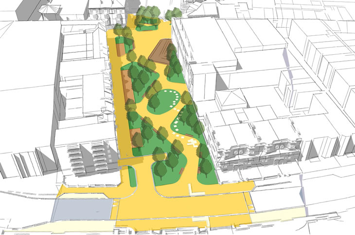 adurandworthing's tweet photo. Montague Place will be transformed into an urban garden in the heart of Worthing town centre - and work could begin as early as spring 2024.

To read more about the plans, and see the latest design, visit: https://t.co/8qYgLSzzmR https://t.co/kIjQvE4CXw