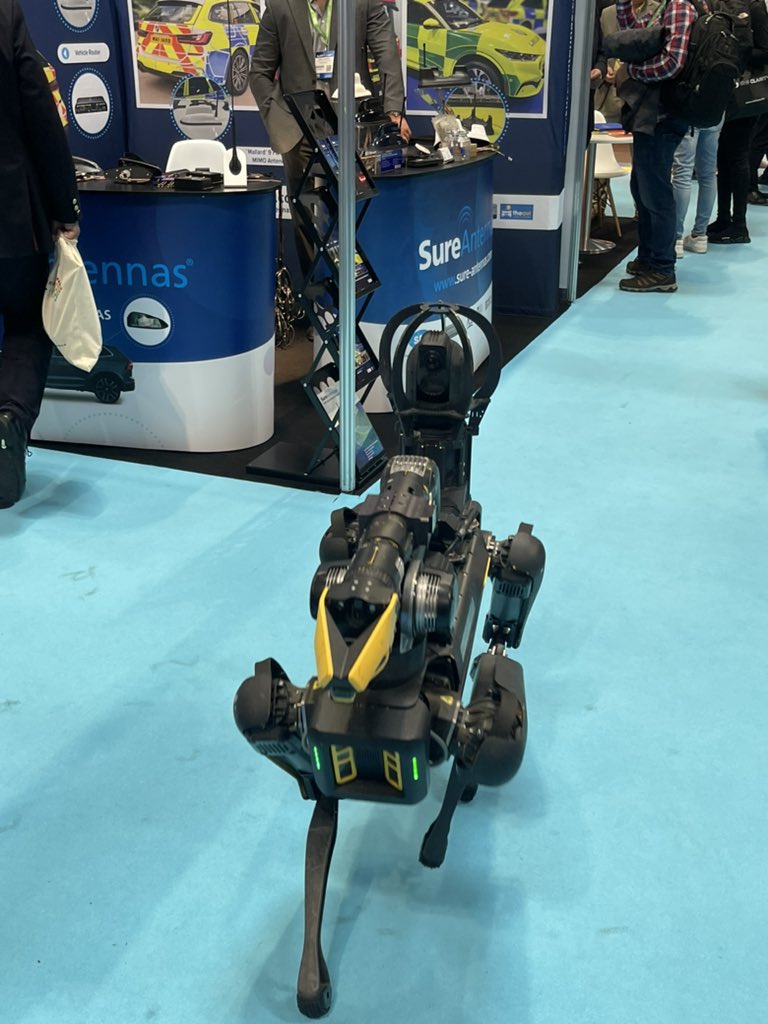 GmDrones's tweet photo. A visit to the Emergency Services Show @nec_birmingham checking out some amazing tech https://t.co/c3lPam8yIm