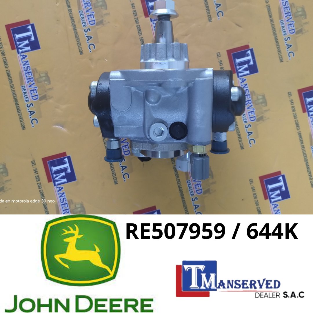 DealerSac's tweet photo. 🚜Importación y Venta de motores,piñones,ejes,bombas hidráulicas, Bombas de Inyección para Cargadores Jhon Deere 644K - RE507959 🚜

✅Cotizaciones:https://t.co/RNeiQtTPfw 
📩Email: edinson.delgado@manserved.com
📲WhatsApp: +51 941 828 200
🏪Manserved Dealer Sac
🚜20563657376 https://t.co/QXGa2krAoS