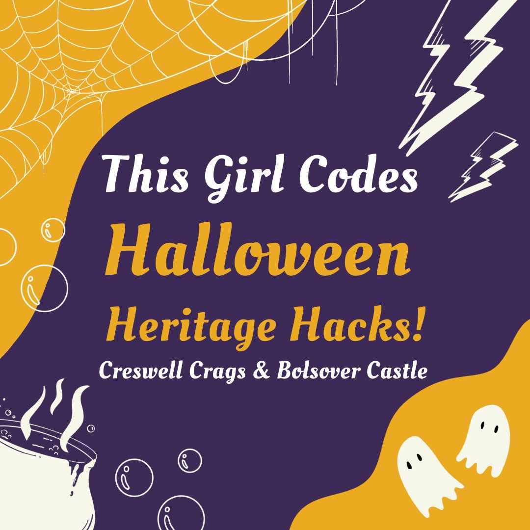 This half-term, we have two spooktacular events at @creswellcrags and @EHBolsover! Haunted castles, ghost stories, witches, potion-making, skeletons, and science inspired by Frankenstein! 👻 🧪 🧙‍♀️ Find out more & book 👉 thisgirl.codes/events/ #acesupported @ace_midlands