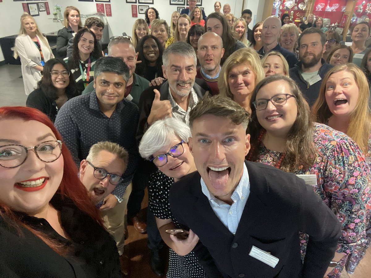 The @MLCSU leadership conference is in full swing! Horizons @KerryEMcGinty & @ihbaines have finished leading their first session on Energy for change with a group selfie 🤳 on to the next one! #MLCSULS23