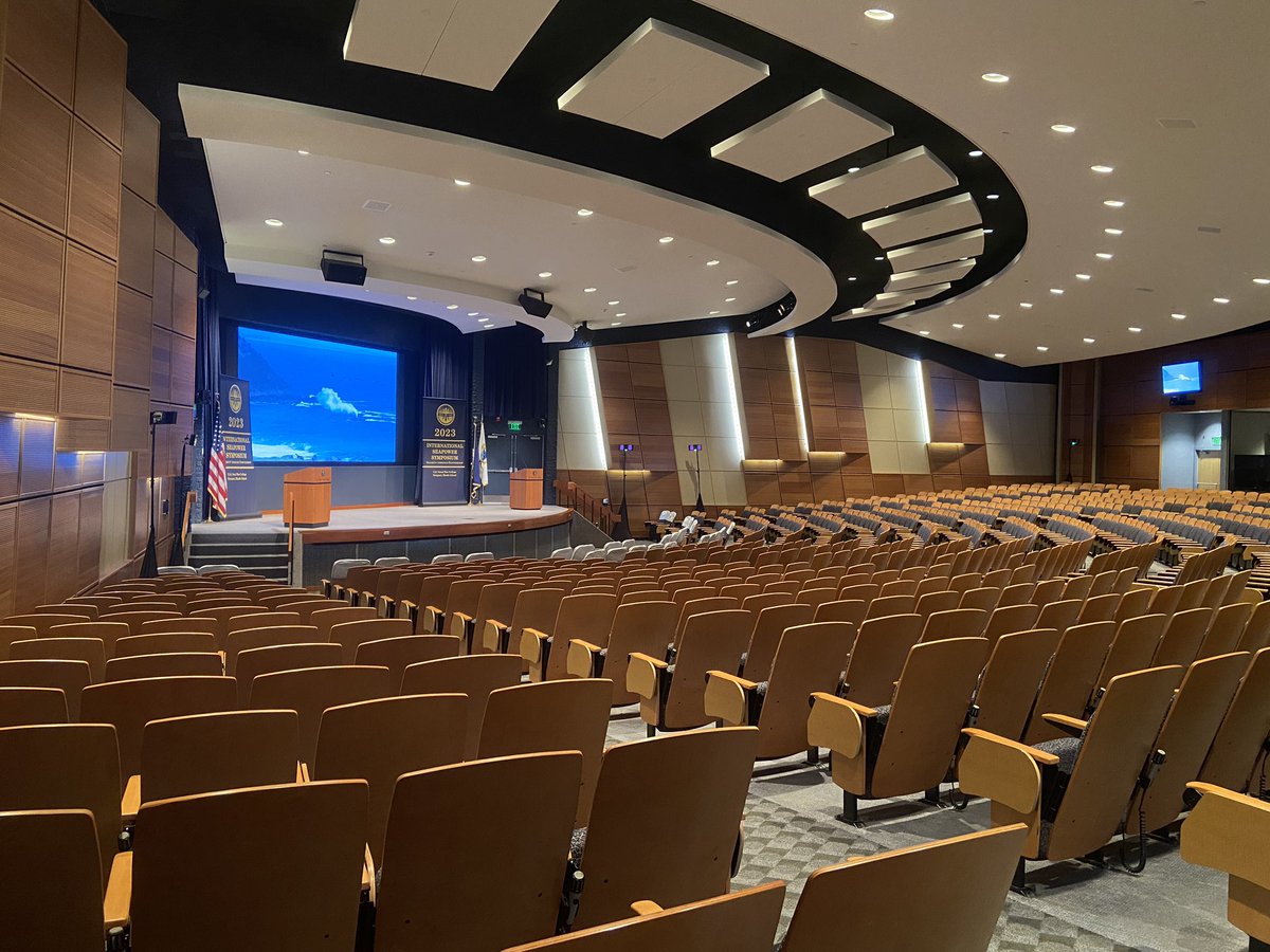 Soon this auditorium will be filled with Navy leaders from nearly 100 countries around the world, for the 25th International Seapower Symposium. 

Check back often for live coverage of the event.
#Alliesandpartners