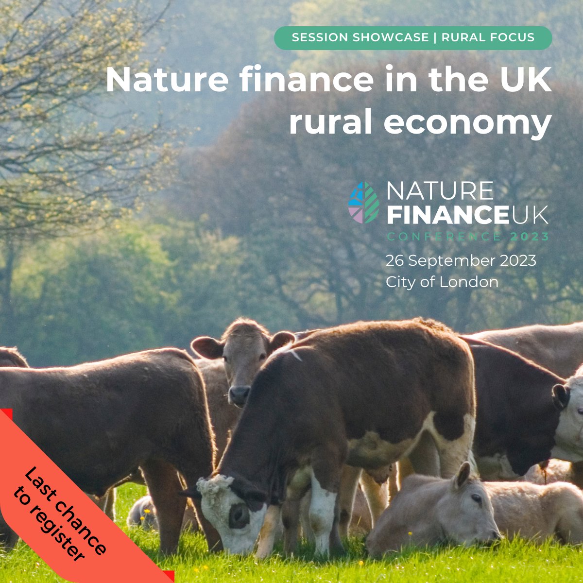 Ecosystems Knowledge Network (@ecosystemsnet) on Twitter photo Is nature finance a revolution or an evolution for the rural economy? Join our impressive array of speakers to discuss rural opportunities at #naturefinance23 with <a href="/CLAtweets/">Country Land & Business Assn</a>, <a href="/knightfrank/">Knight Frank</a>, <a href="/Gameandwildlife/">The Game & Wildlife Conservation Trust</a>, <a href="/uknationalparks/">National Parks UK</a> & Cholmondeley Estates.
Book bit.ly/naturefinance2… Is nature finance a revolution or an evolution for the rural economy? Join our impressive array of speakers to discuss rural opportunities at #naturefinance23 with <a href="/CLAtweets/">Country Land & Business Assn</a>, <a href="/knightfrank/">Knight Frank</a>, <a href="/Gameandwildlife/">The Game & Wildlife Conservation Trust</a>, <a href="/uknationalparks/">National Parks UK</a> & Cholmondeley Estates.
Book bit.ly/naturefinance2…