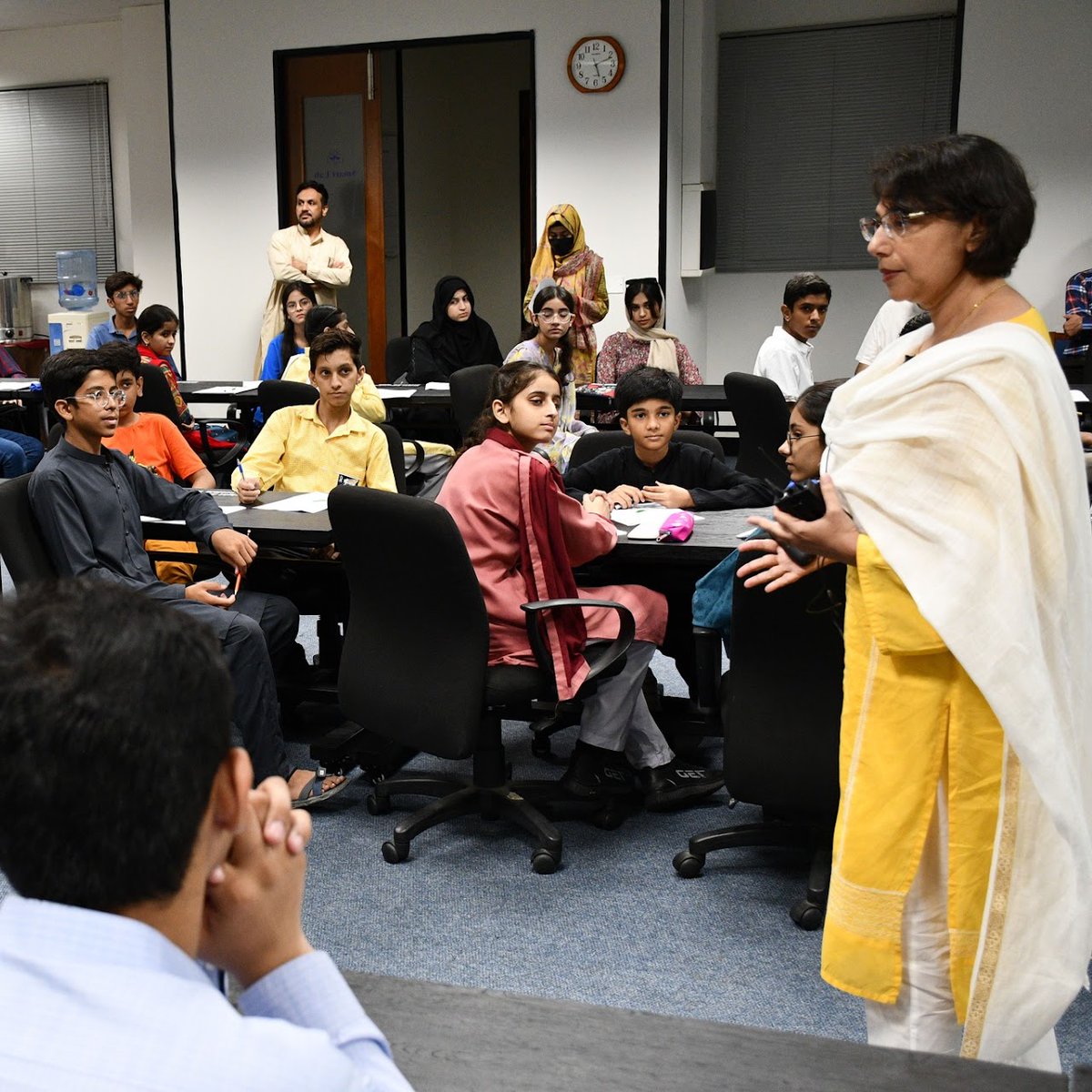 lumsmathcircles's tweet photo. "This episode of LUMS Math Circles showcased the power of interdisciplinary learning, where the realms of Mathematics and Biology converged, leaving young minds inspired and enriched." Find out more here: https://t.co/cY1kTM8BfI
#lumsmathcircles #mathcircle #lums #math https://t.co/ktm7EcvoKV