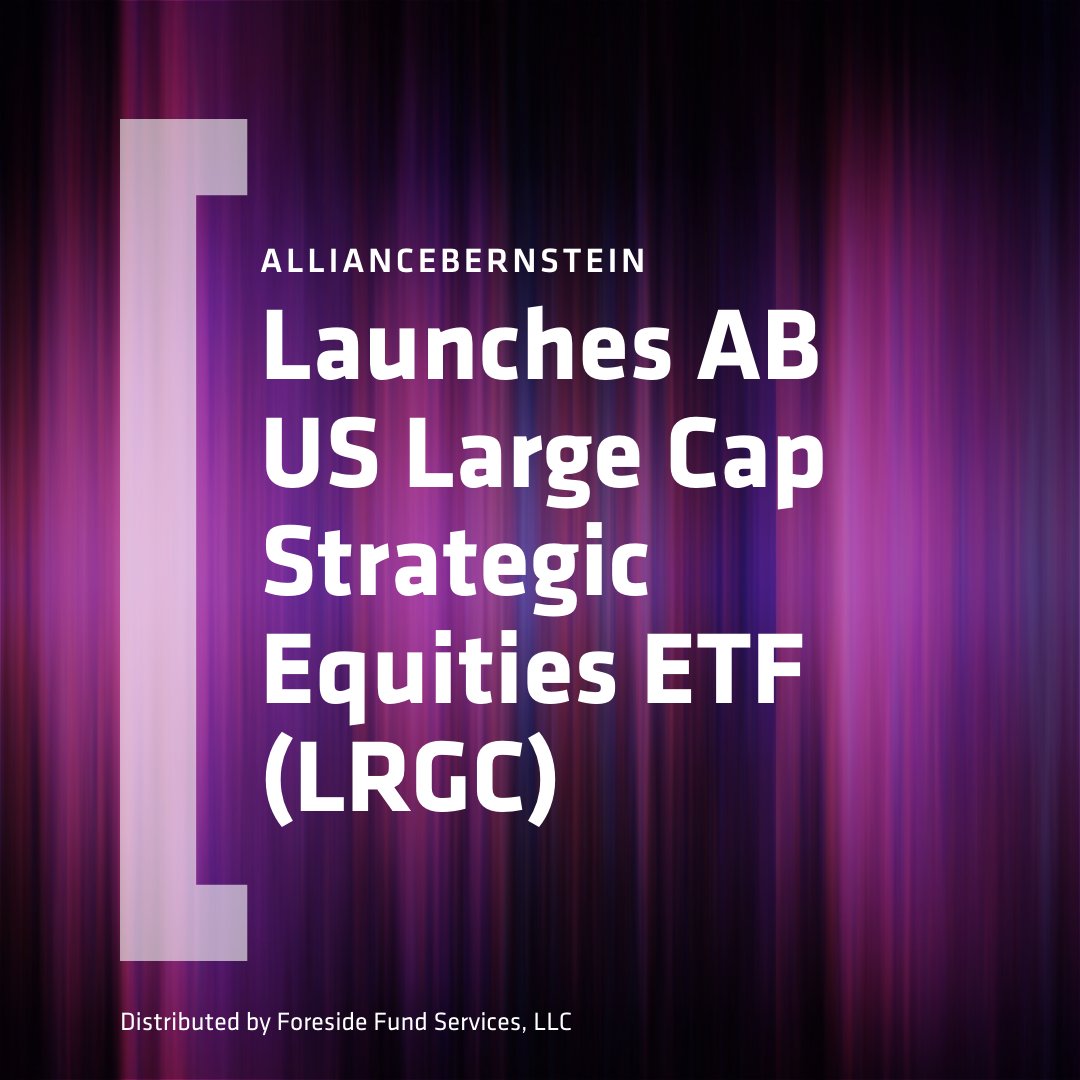 AB_insights's tweet photo. Today, AllianceBernstein announces the launch of AB US Large Cap Strategic Equities #ETF [NYSE: #LRGC] Read our press release to learn more: https://t.co/BbOhwWEnzF https://t.co/aNrUgObd7Z