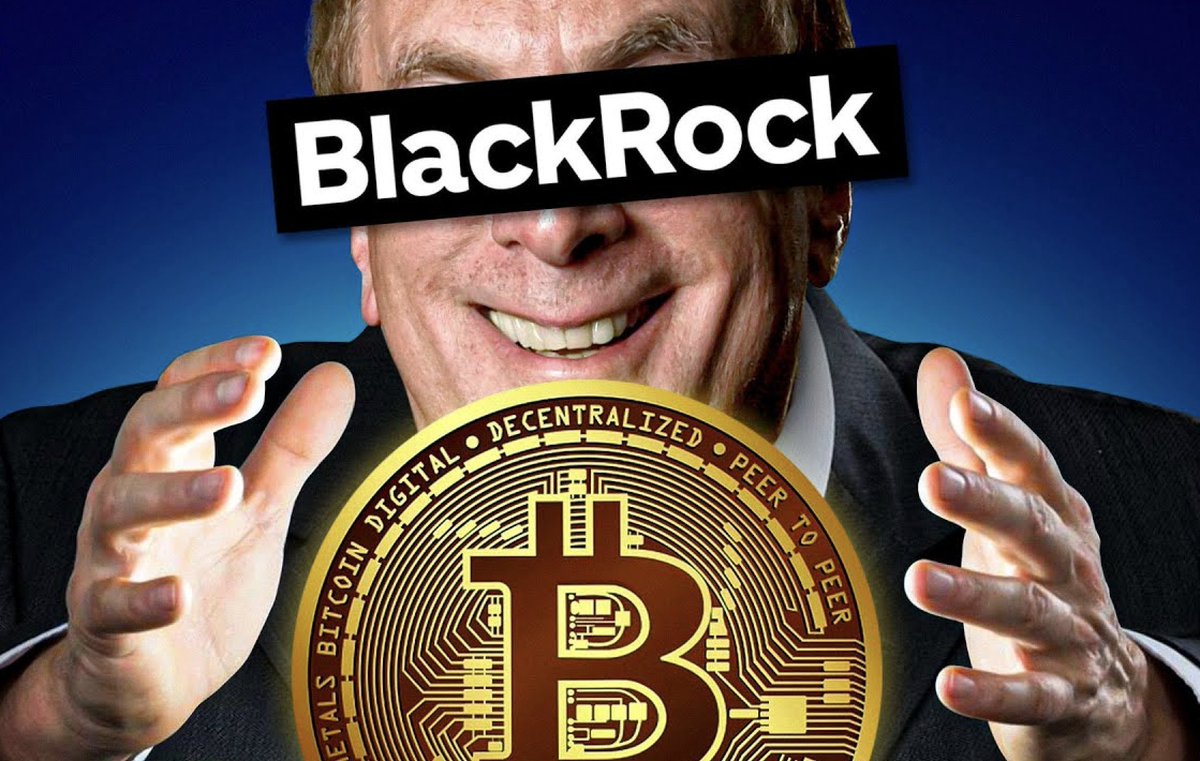 cryptorover's tweet photo. BlackRock #Bitcoin Gameplan:

- BlackRock realizes $BTC is here to stay.
- BlackRock creates FUD &amp; dumps the $BTC price. 
- Retail investors sell #Bitcoin.  
- BlackRock buys $BTC. 
- ETF launches. 
- #Bitcoin Bull Market starts. https://t.co/owEGTY9m19