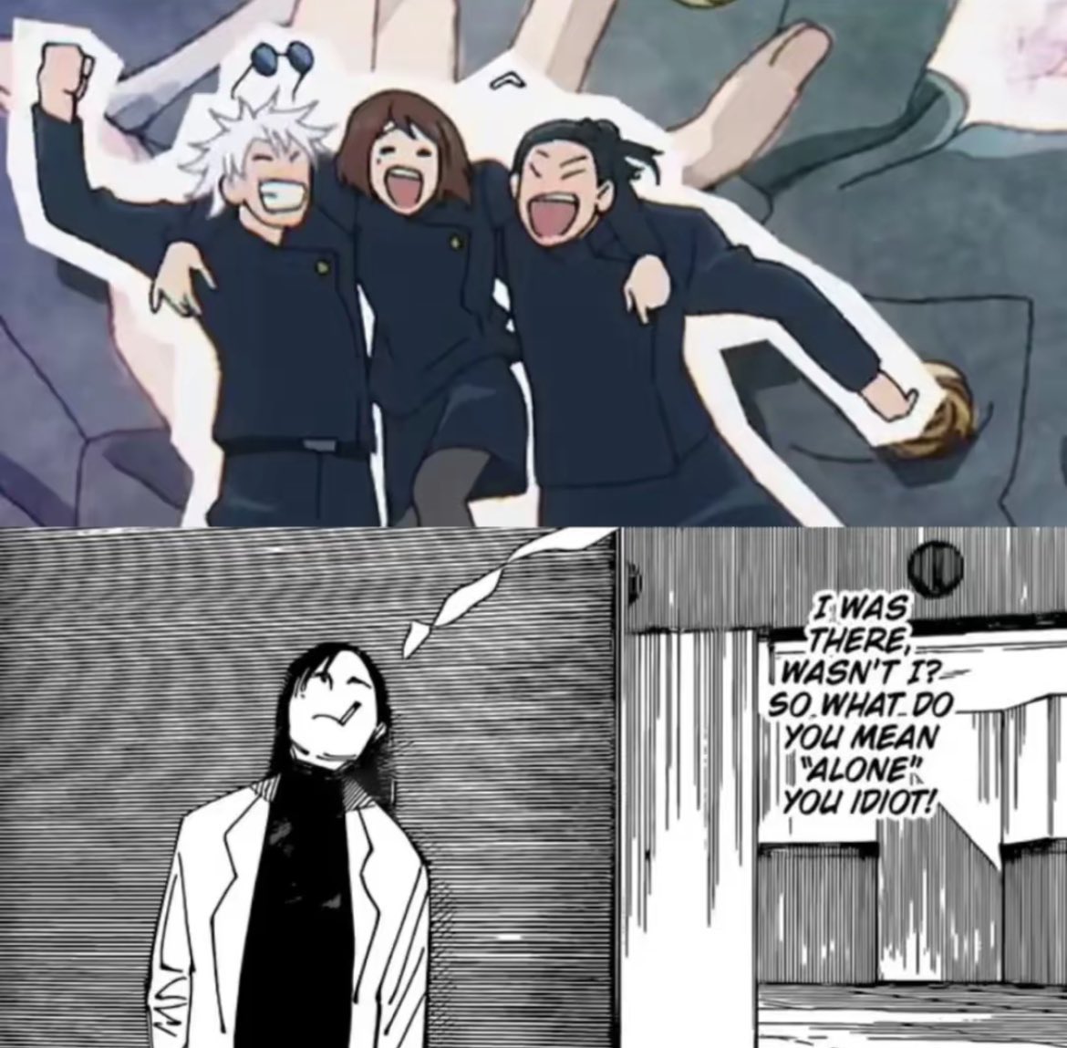 JJKcontents's tweet image. That hurt..