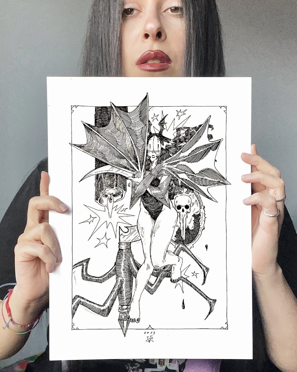 vespertiliu_'s tweet photo. Two original pieces available! Dm for infos 🦇 https://t.co/aIKDzHH9HD