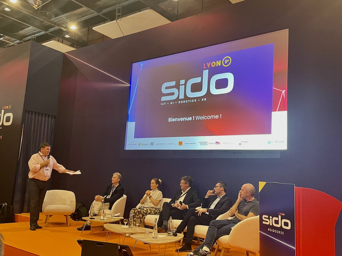 SNCF Numérique (@sncfnumerique) on Twitter photo On se retrouve au #SIDO2023 pour une plénière autour des solutions et perspectives de l’#IA pour l’industrie avec <a href="/JUL_NI/">Julien NICOLAS</a>, notre Directeur Numérique <a href="/GroupeSNCF/">Groupe SNCF</a>.
Une discussion conjointe avec <a href="/SchneiderElecFR/">Schneider Electric France</a>, <a href="/microsoftfrance/">Microsoft France</a>, Guicherd Avocats, <a href="/UGrenobleAlpes/">Université Grenoble Alpes</a> et @Minalogic. On se retrouve au #SIDO2023 pour une plénière autour des solutions et perspectives de l’#IA pour l’industrie avec <a href="/JUL_NI/">Julien NICOLAS</a>, notre Directeur Numérique <a href="/GroupeSNCF/">Groupe SNCF</a>.
Une discussion conjointe avec <a href="/SchneiderElecFR/">Schneider Electric France</a>, <a href="/microsoftfrance/">Microsoft France</a>, Guicherd Avocats, <a href="/UGrenobleAlpes/">Université Grenoble Alpes</a> et @Minalogic.