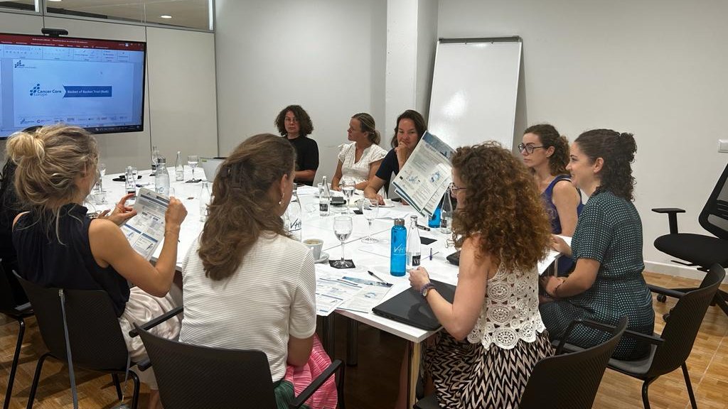 CancerCoreEU's tweet photo. 🌐 @NKI_nl & @VHIO early drug development know-how exchange.
💊 Both teams shared knowledge on a variety of related subjects, including #ClinicalResearch, #ClinicalTrial procedures, patient pathway interactions, and early drug development.
➕ https://t.co/coShlgjdwH
#CCEDART https://t.co/AZB30EbRlS