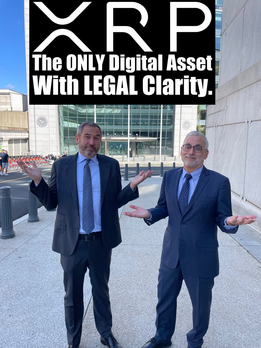 RippleXrpie's tweet photo. #XRP, The Only Digital Asset With Legal Clarity! ๐ https://t.co/8Zy7OgFAr3