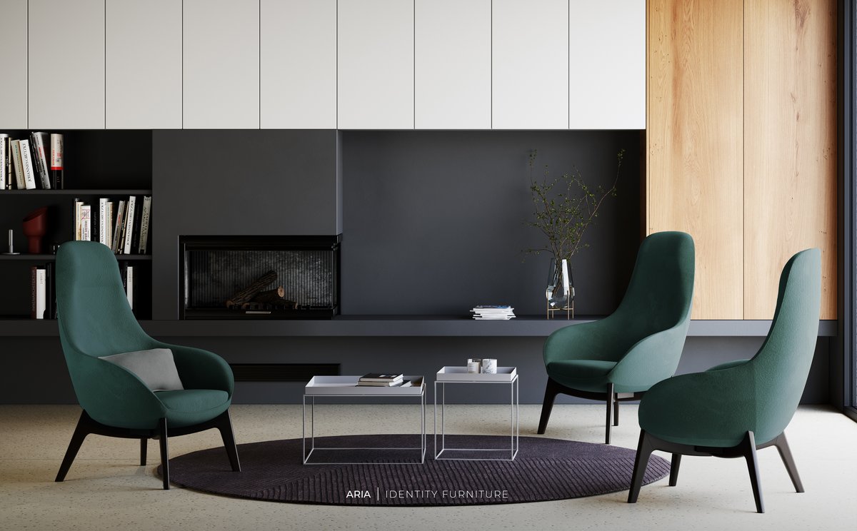 Aria finds its place in cosy relaxation areas where you can comfortably wait, work or simply relax.
———
#IdentityFurniture
-
#officefurniture #officeinspiration #officedesign #loungeseating #officeseating #comfort #chair #newofficedesign #upholstery #statementfurniture