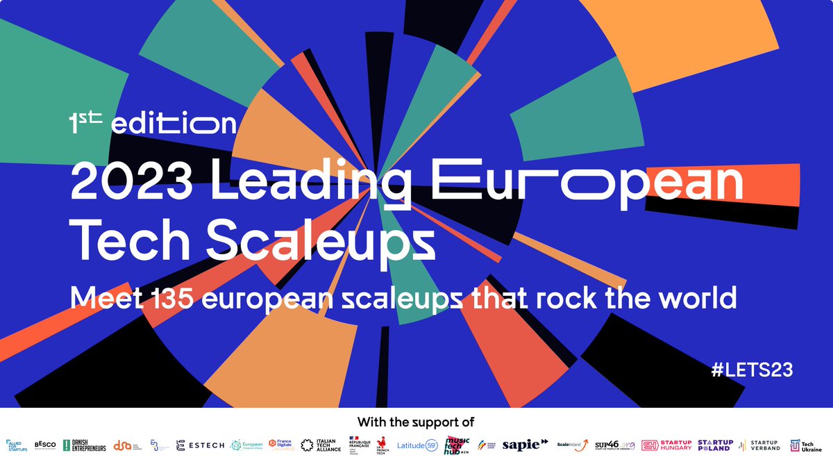 Allied4Startups's tweet photo. πͺπΊ Celebrating European Tech Champions! A small delegation of AFS is currently at #FDDAY for the first edition of #LETS23 β a mapping with the top 135 #startups in the EU. Together, we're unstoppable! π
More about LETS here β‘οΈ https://t.co/3UPMlLrLcH https://t.co/pHz0krgO74