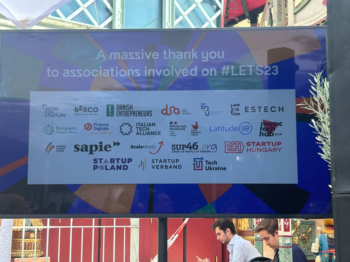 Allied4Startups's tweet photo. πͺπΊ Celebrating European Tech Champions! A small delegation of AFS is currently at #FDDAY for the first edition of #LETS23 β a mapping with the top 135 #startups in the EU. Together, we're unstoppable! π
More about LETS here β‘οΈ https://t.co/3UPMlLrLcH https://t.co/pHz0krgO74