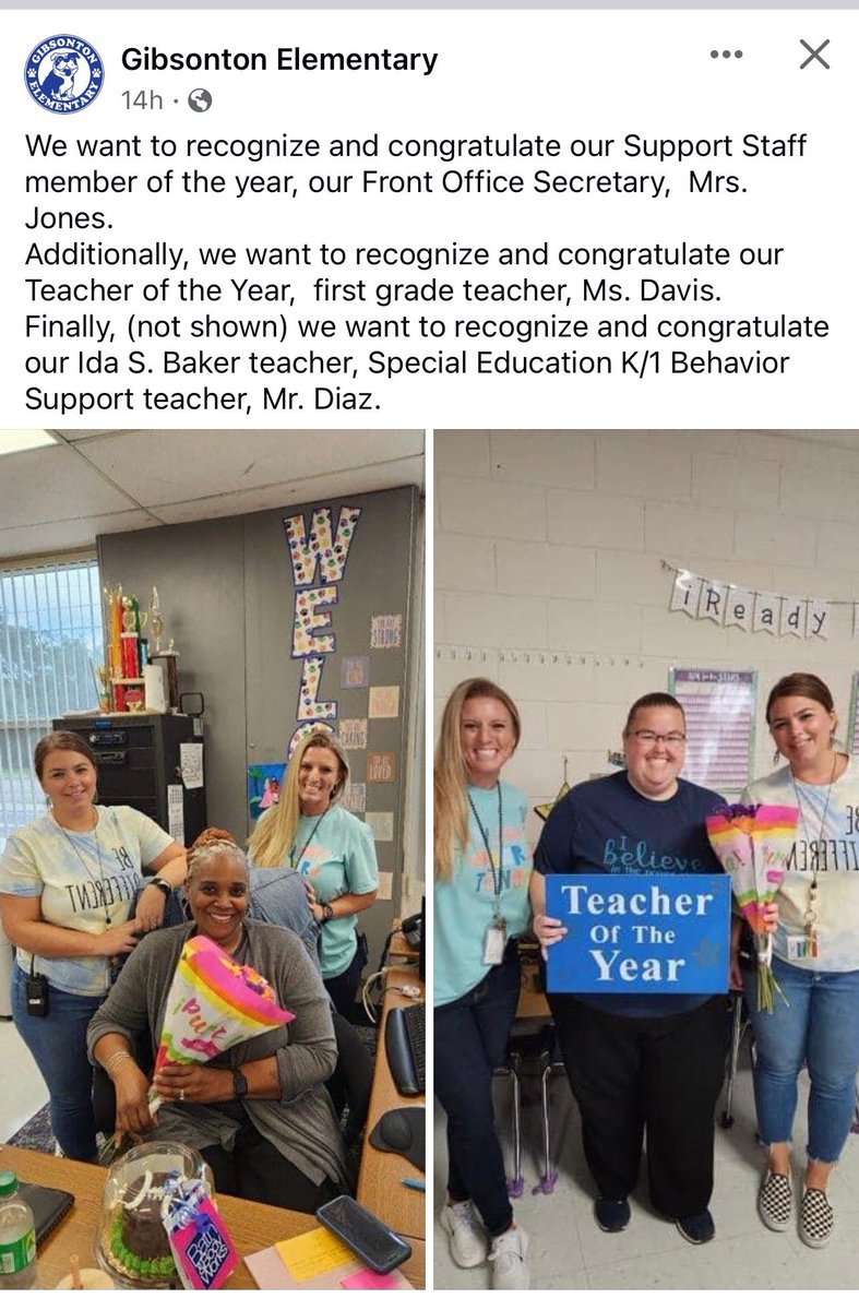 Congratulations 🎊 👏🏼👏🏼👏🏼👏🏼👏🏼💙Excellence in Education Winners! <a href="/TransformHCPS/">HCPS Transformation Network</a> @gibsontondogs