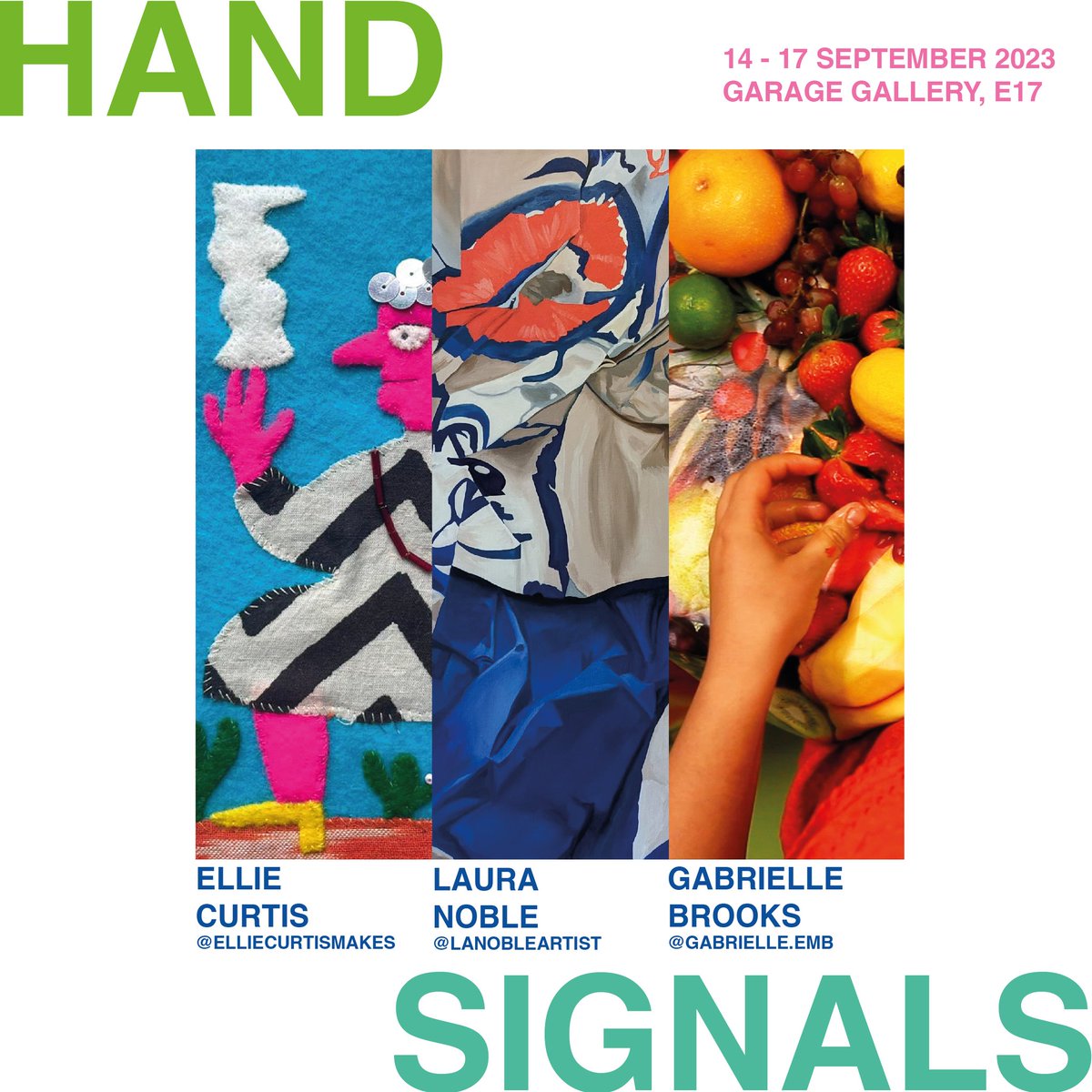 lauraannnoble's tweet image. HUGE thanks to everyone seeing #HANDSIGNALS at Garage Gallery it was an amazing experience! 
A sold out PV, tons of visitors, conversation, feedback. Curating works by 3 women together &amp;amp; so many art forms was a joy! Love to my fellow artist's Gabrielle Brooks &amp;amp; Ellie Curtis ❤️ xx