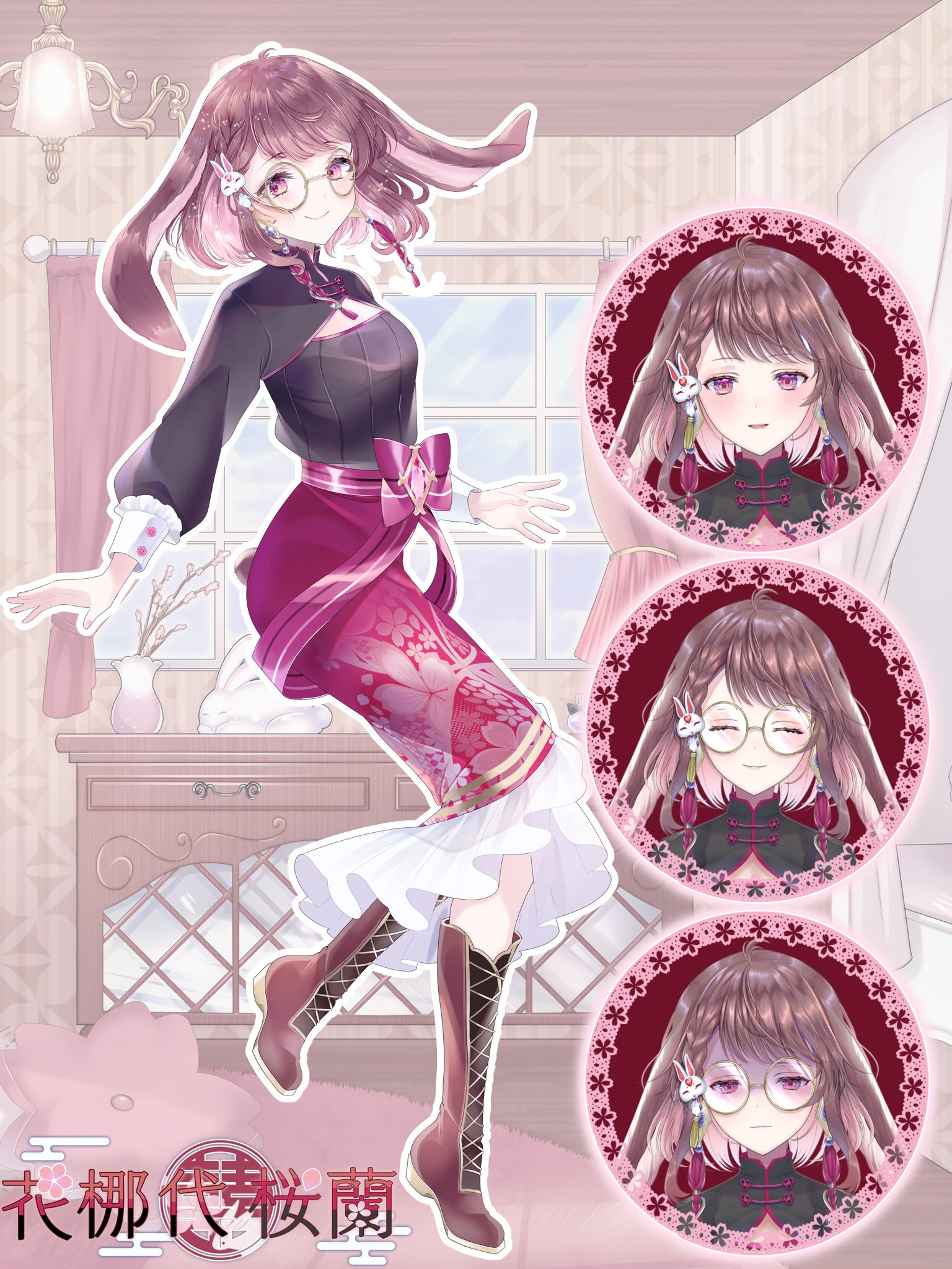 ハンドメイド❣️お花見❣️おめかしうさきちゃん❣️さくら、蝶々、春のアレンジ❣️ はなざわ (@zawa_ma_) / X