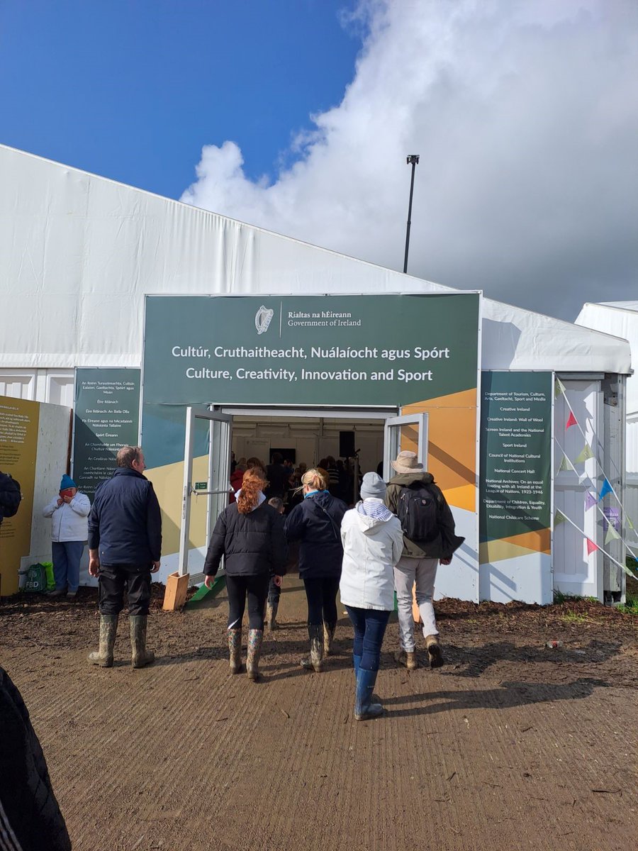 NMIreland's tweet photo. Delighted to be here at the #NPC23 with friends and colleagues at the Council of National Cultural Institutions in the Government of Ireland Village, Block 3, Row 23 #Ploughing2023
https://t.co/n2O6EBJLLg https://t.co/hZ8wNxq2bX