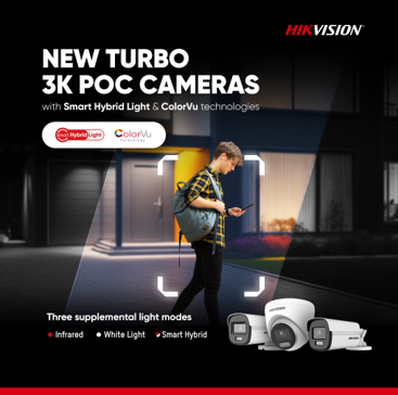 Norbain's tweet image. Introducing @HIKVISIONUK New Turbo 3K PoC Cameras with Smart Hybrid Light and ColorVu technologies!
Three available models:
hubs.la/Q0210XJ60
#ColorVu #Hikvision #SmartHybridLight