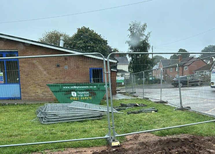 SelworthySchool's tweet photo. Work is well under way at the Youth Centre in Wellington for the Selworthy Satellite Refurbishment Project in partnership with @CourtFieldsSch 

Thanks to @FuturesforSomer and @qubeconstruct who are working hard to make this a possibility. 

Watch this space for more updates 👀 https://t.co/RxjQrrM68K