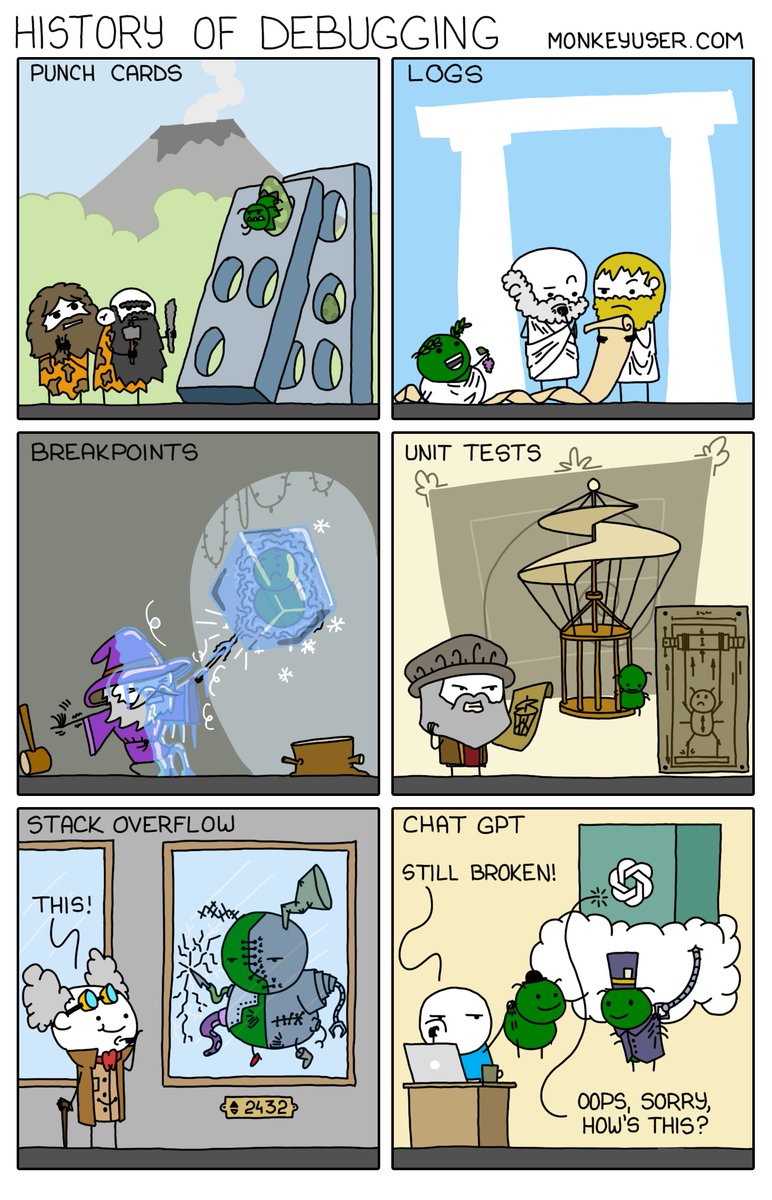 TheIndianGirl56's tweet image. found something interesting today.....

#programming #debugging #monkeyuser #funny