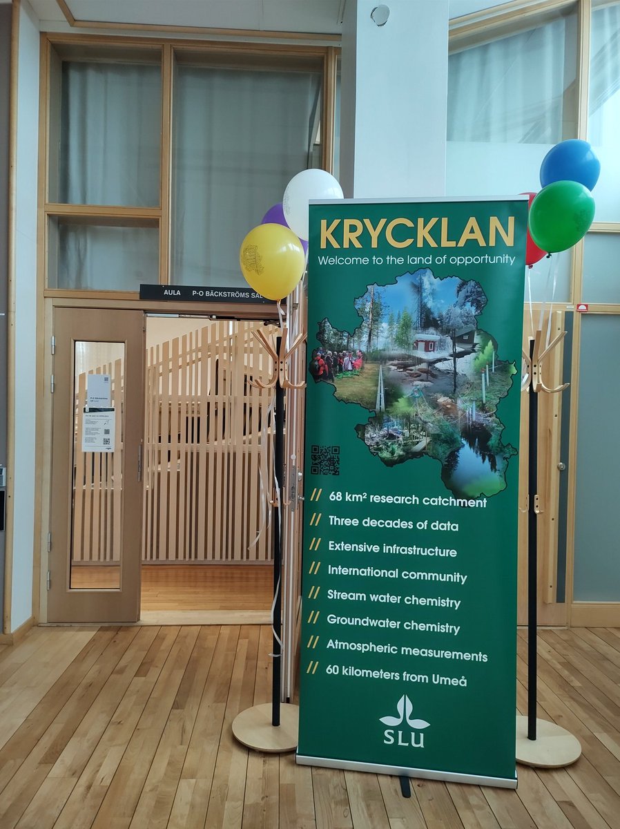 Krycklan1's tweet photo. WELCOME, EVERYONE! 🎉 The registration is open! Don't forget to inform if you're going to need a ride for the field trip tomorrow! 

#Krycklan2023 https://t.co/gxVEBpJ2hy
