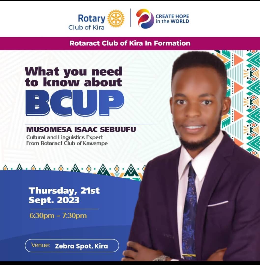 The continued exclusion of the boy child in gender equality campaigns and programs has created a population at crossroads grappling with,crime, and violence,This Thursday I will be at the #RotaractClubofKira Digesting more issues about #BCUP.