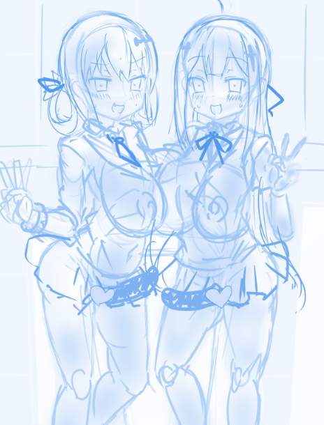 制服貫通する乳輪書きてぇなってなってる 