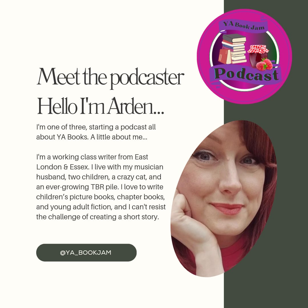 YA_BookJAM's tweet photo. The 'A' in JAM: Meet Arden Jones, Children's and YA author, submissions coordinator at The Good Literary Agency and host of @#KidLitLIVE and also one of the three hosts of YA Book JAM!
@ArdenEJones
#BookClub #podcast #yabookjam #yabooks #bookstagram #yapodcast https://t.co/g7a73gB4jL