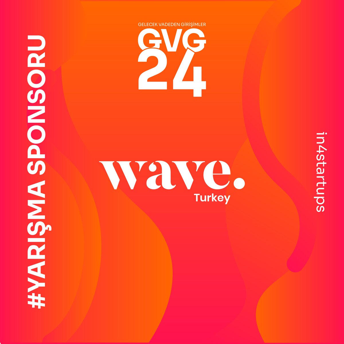 📢Gelecek Vadeden Girişimler 24 Yarışmamız'da WaveTurkey'nin sponsorumuz olduğunu duyurmaktan büyük mutluluk duyuyoruz.
🙏Destekleri için Mustafa ÖZKAN ve ekibine çok teşekkür ederiz.
👉Yarışma Hakkında bilgi için: gelecekvadedenler.com