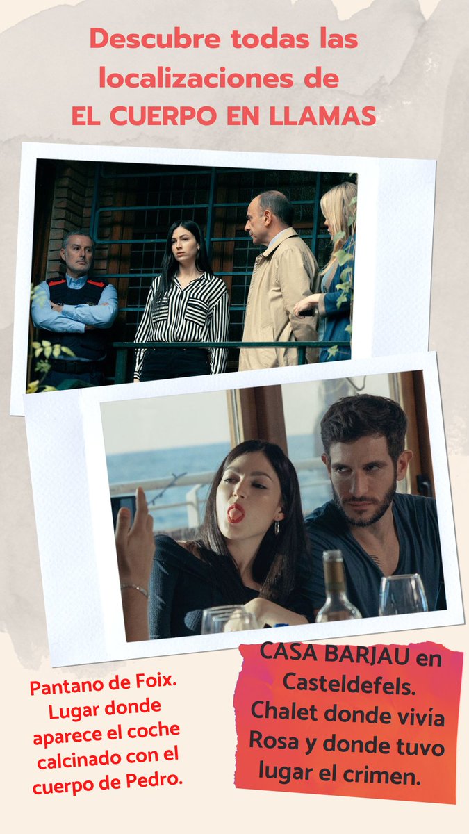 IdeasdeOcio's tweet photo. ¿Has visto ya EL CUERPO EN LLAMAS?
Descubre todas las localizaciones de la serie, incluyendo el chalet donde Rosa y Albert cometieron el crimen.
https://t.co/558ftvGeMm

#elcuerpoenllamas #netflix #rosaperal #localizaciones #rodajesbarcelona
#visitBarcelona #Barcelona 
@NetflixES https://t.co/BAasXR1TXt