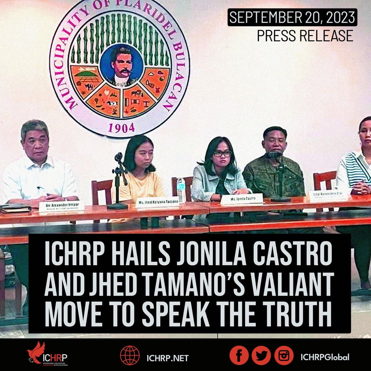 “Their revelation exposes the convoluted narrative concocted by the NTF-ELCAC and the military.' - Peter Murphy, ICHRP Global Council Chairperson read: ichrp.net/C9EG