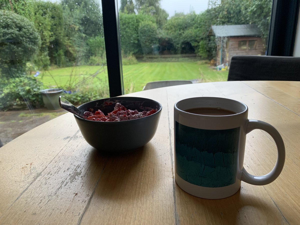 susy_wall's tweet photo. Is it just me or does everyone actually look forward to breakfast?
#lovebreakfast
#homeisthecolour
#favouritemug https://t.co/QMfO5wQJXA