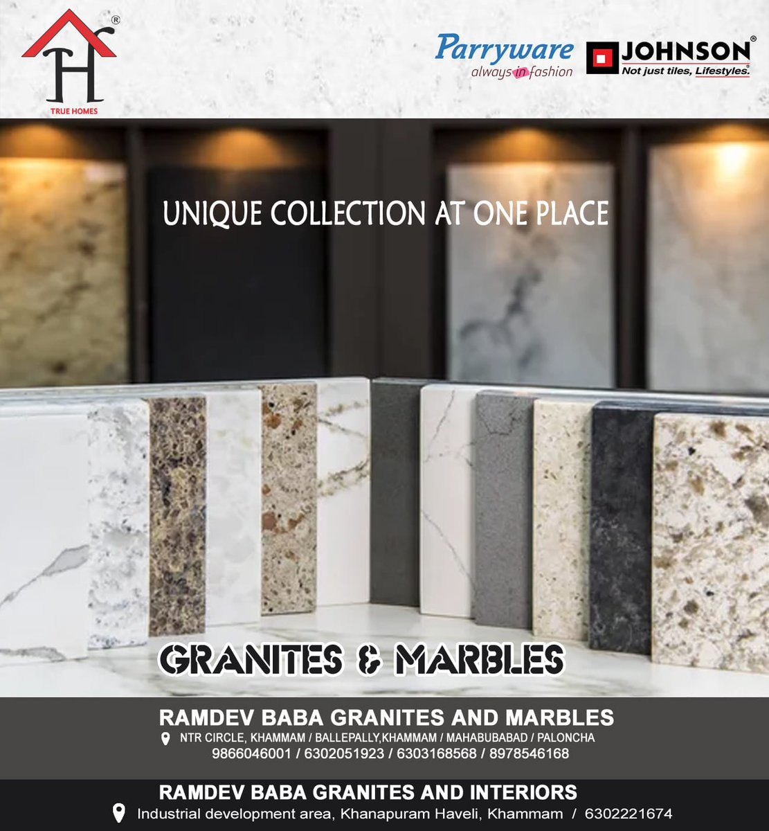 ramdev_and's tweet image. He who writes prose builds his temple to Fame in rubble; he who writes verses builds it in granite.
Contact us :+91 70757 65998
ramdevbabagranites.com/index.html
#ramdevmarbles #hyderabad #khammam #ramdevbabamarblesgranites #marbles #granites #graniteswhite #blackgranites #homebuilders