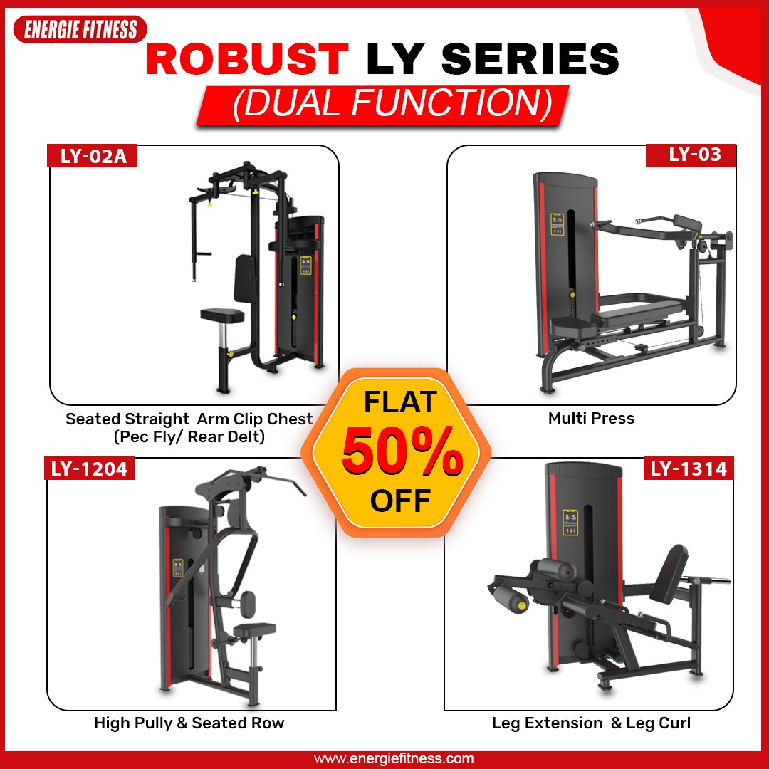 EnergieFitnes's tweet photo. Get Fit and Fabulous with the LY ROBUST SERIES!

LIMITED TIME OFFER: Enjoy a FLAT 50% OFF on our LY ROBUST SERIES.

📞 Call us at [9266629018/9266629041]

Business Distribution Centers in Mumbai, Jaipur, and Delhi

#LYRubustSeries #FitnessJourney #GetFit #HealthyLife https://t.co/tIO3ynrG9F