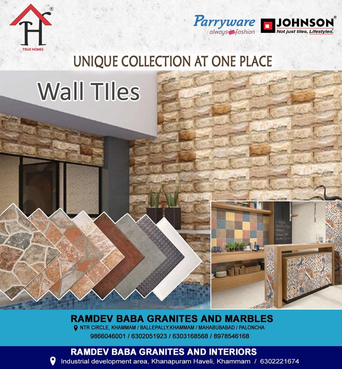 ramdev_and's tweet image. He who writes prose builds his temple to Fame in rubble; he who writes verses builds it in granite.
Contact us :+91 70757 65998
ramdevbabagranites.com/index.html
#ramdevmarbles #hyderabad #khammam #ramdevbabamarblesgranites #marbles #granites #graniteswhite #blackgranites #homebuilders