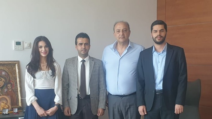 Farewell to one of our outstanding interns, Tahir from the American University of Kurdistan. On his last day, Tahir, Kavok& Barzan met with our Founding Chairman, Dr. @nawaf_salameh, who extended best wishes for their bright future. #InternshipSuccess #YouthDevelopment