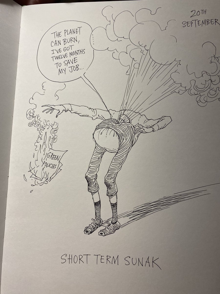 Five years…a sketchbook of political drawings.