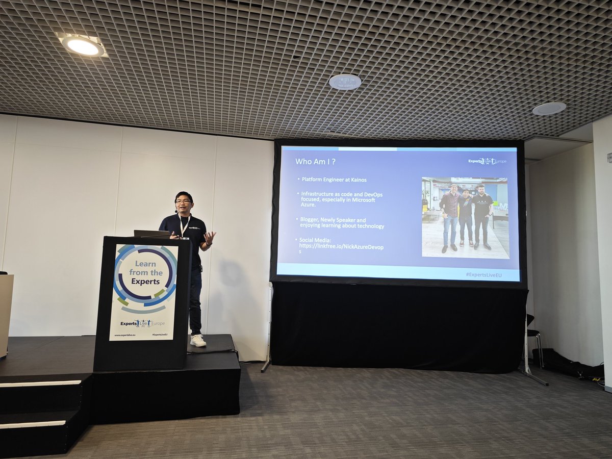 SP_Jamel's tweet photo. Room : Club A 
Session : "Getting Started with Kubernetes in Azure"
By @nick_cloudops
#ExpertsLiveEu #Prague #Azure #Microsoft365 #SharePoint #PowerPlatform #Teams #ExpertsLiveEurope #Kubernetes
https://t.co/GP9yf8E987 https://t.co/7fZbbfBAGT