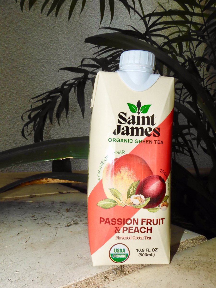 Queenie4ever's tweet photo. The Passion fruit & peach flavor from @stjamesicedtea has a refreshing taste. They're made with all natural ingredients & sustainable packaging. This product is better for you & the planet! #Gifted #saintjamesicedtea #trynatural https://t.co/wkKsQ7cpws https://t.co/Y8M7klbIlD https://t.co/6vOYvPPoSS